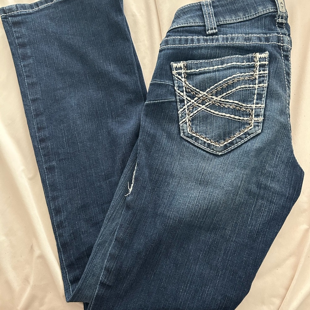 Ariat Women's Boot Cut Jeans in Classic Blue